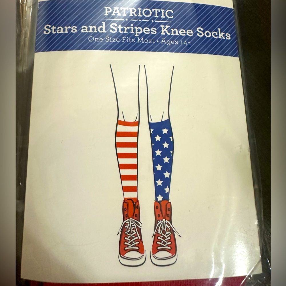 Stars and Stripes Knee Socks